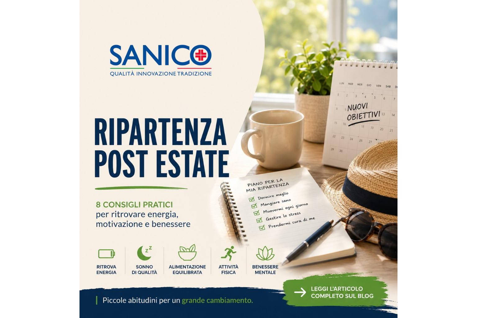 Come affrontare la ripartenza dopo l’estate: 8 consigli per ritrovare energia e benessere